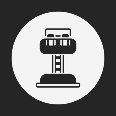 Eğlence Parkı açılan kule simgesi