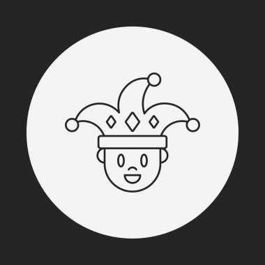 Palyaço satırı simgesi