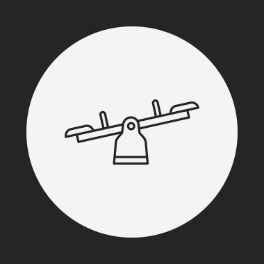 Bahçesi tahterevalli satırı simgesi