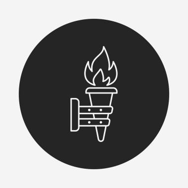 Meşale satırı simgesi