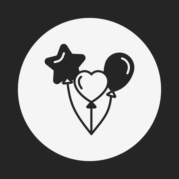 Ballon pictogram — Stockvector