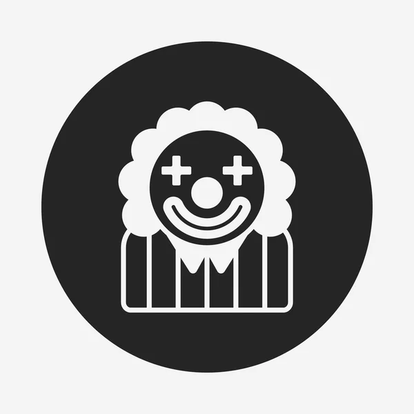 Icono de payaso — Vector de stock