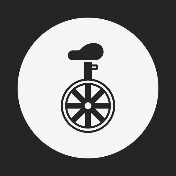 Einrad-Symbol — Stockvektor