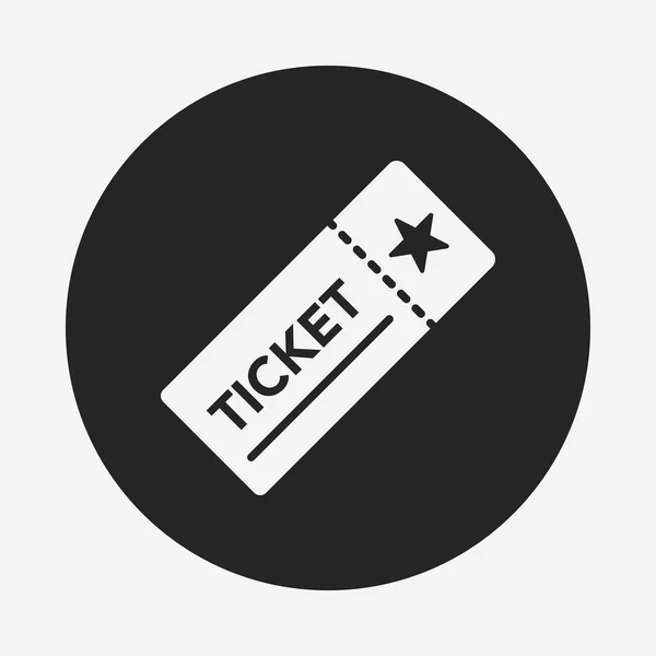 Ticket-Ikone — Stockvektor