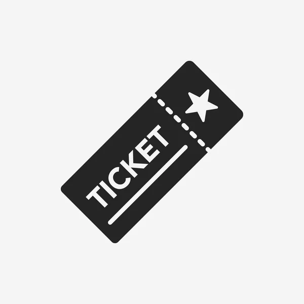 Ticket-Ikone — Stockvektor