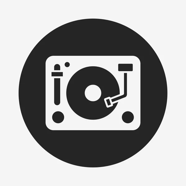 DJ disk icon — Stock Vector