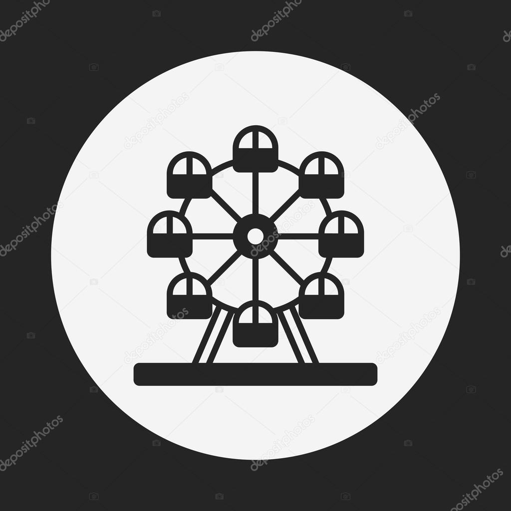 Ferris wheel icon