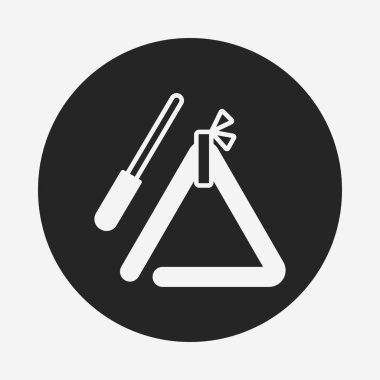 müzikal üçgen simgesini