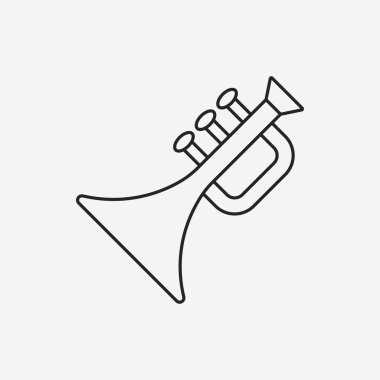 trompet satırı simgesi