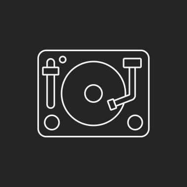 DJ disk satırı simgesi