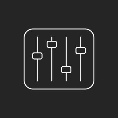 DJ disk satırı simgesi