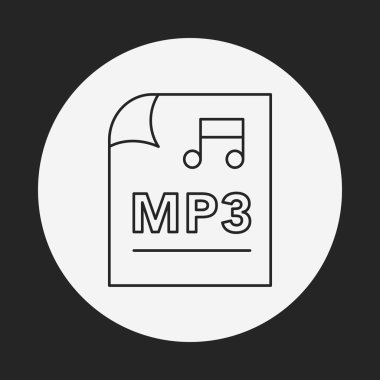 Müzik dosya satırı simgesi