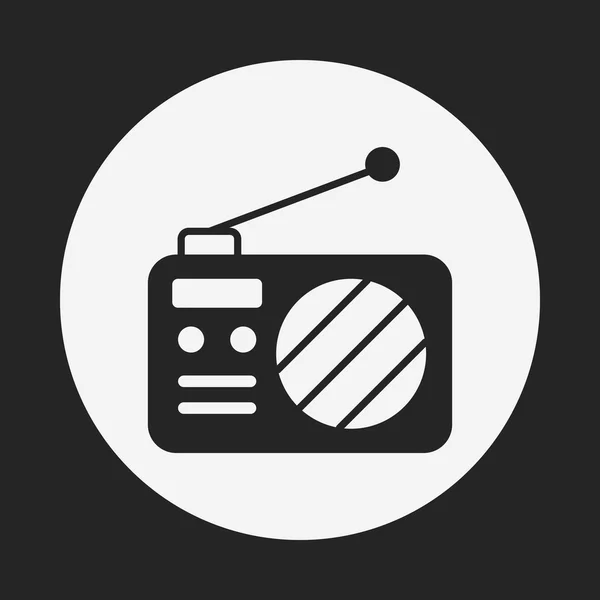 Record geluidspictogram — Stockvector