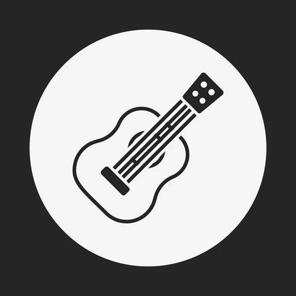 Icona della chitarra — Vettoriale Stock