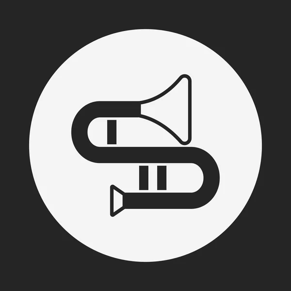 Ícone de trompete — Vetor de Stock