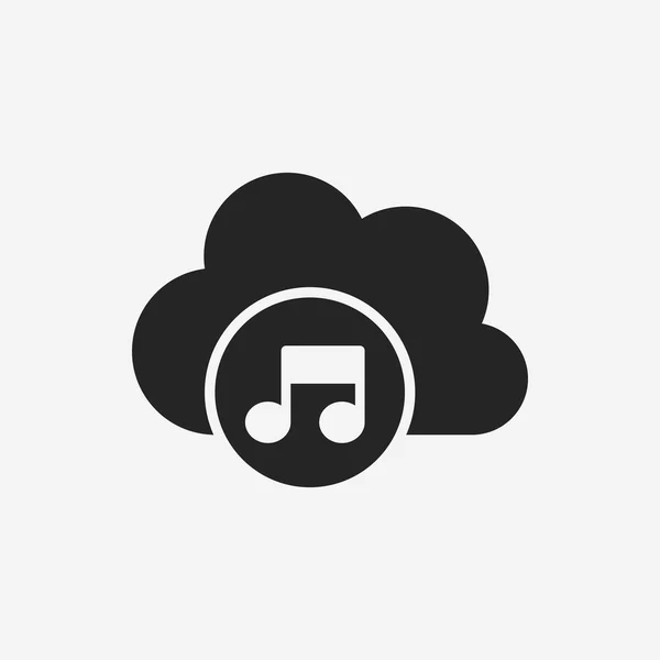 E-muziek pictogram — Stockvector