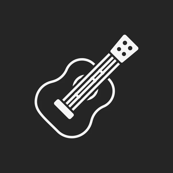 Icono de guitarra — Vector de stock