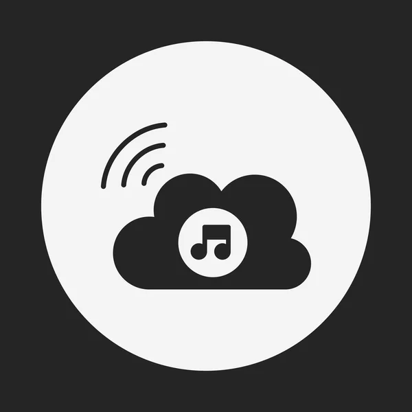 Icône e-musique — Image vectorielle
