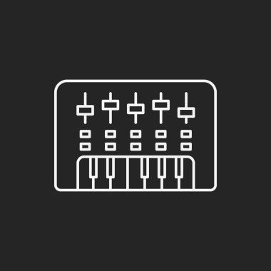 DJ disk satırı simgesi