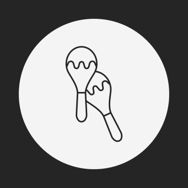 Agogo çan satırı simgesi