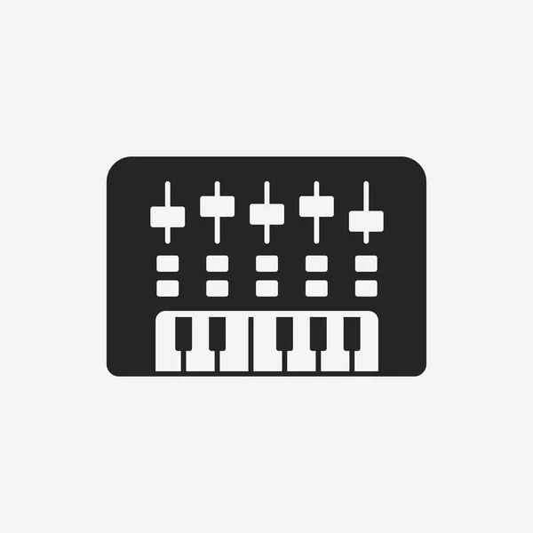 DJ-Diskettensymbol — Stockvektor