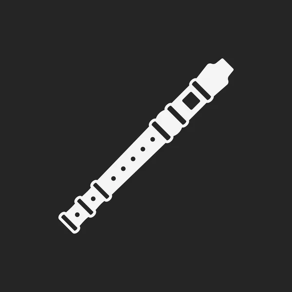Flute icon — Stock Vector