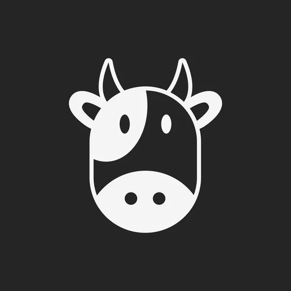Icône de vache — Image vectorielle