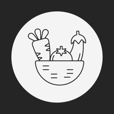 sebze satırı simgesi