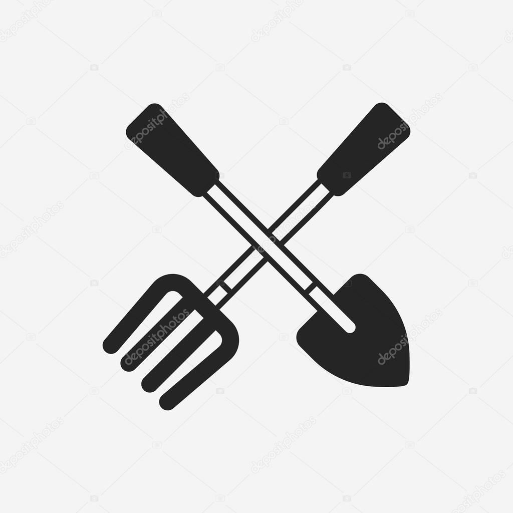 gardening shovel icon