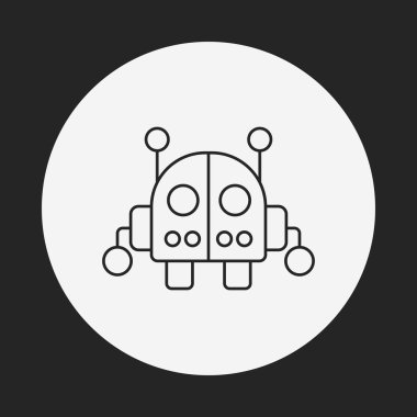 Robot çizgisi simgesi