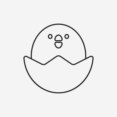 Tavuk çizgisi simgesi