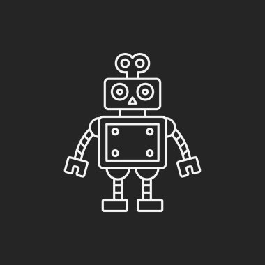 Robot çizgisi simgesi