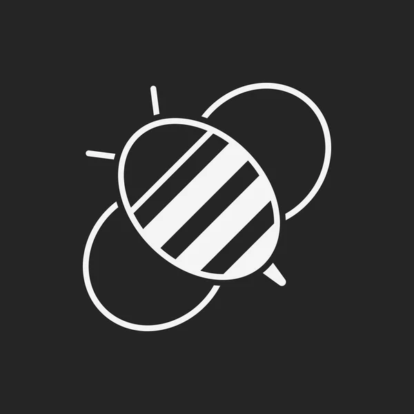 Icono de abeja — Archivo Imágenes Vectoriales