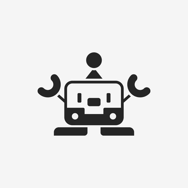 Icono de robot — Vector de stock