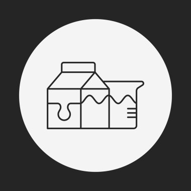 Süt satırı simgesi