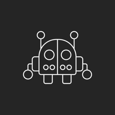 Robot çizgisi simgesi