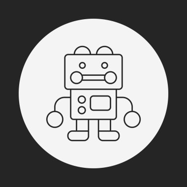 Robot çizgisi simgesi