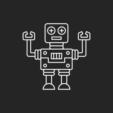 Robot çizgisi simgesi