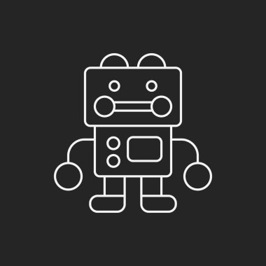 Robot çizgisi simgesi