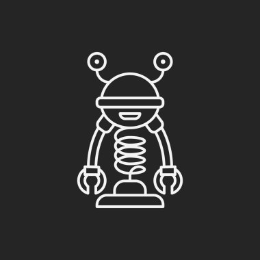 Robot çizgisi simgesi