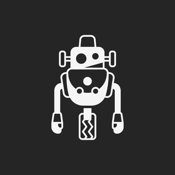 Roboter-Ikone — Stockvektor