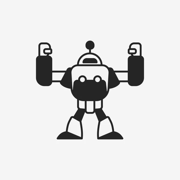 Roboter-Ikone — Stockvektor