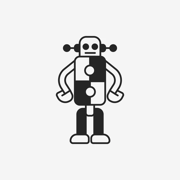 Icône de robot — Image vectorielle