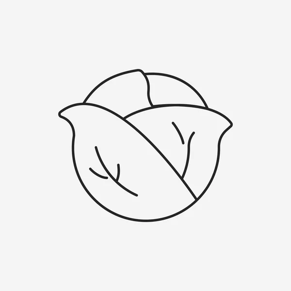 Grönsaker ikon — Stock vektor