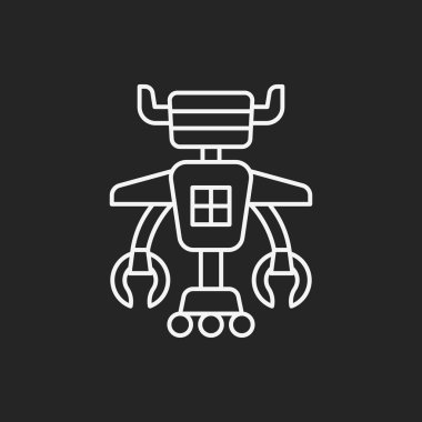 Robot çizgisi simgesi