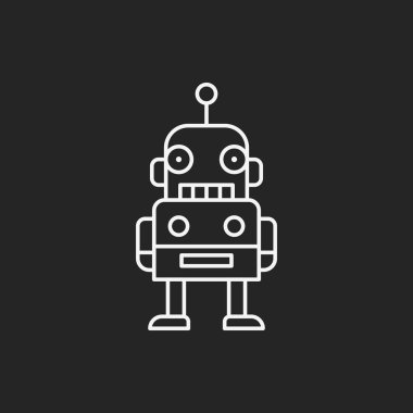 Robot çizgisi simgesi
