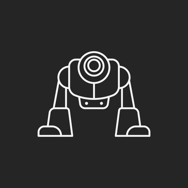 Ícone de linha do robô —  Vetores de Stock