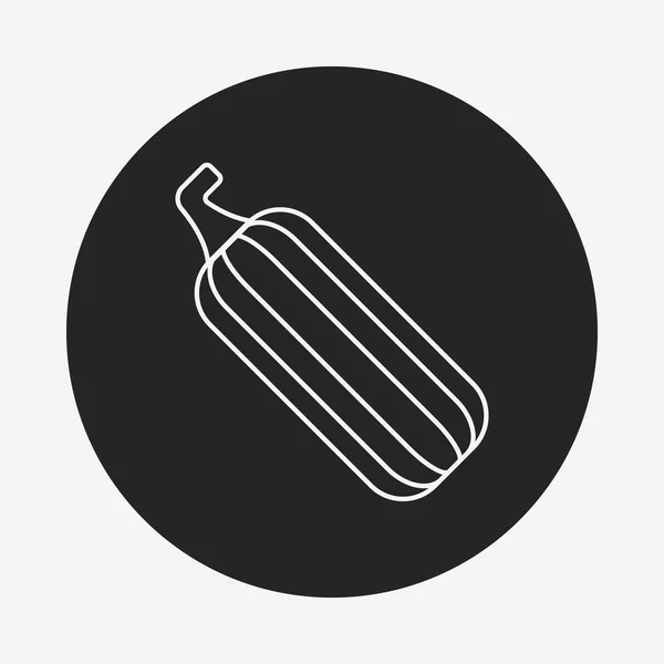 Икона линии овощей — стоковый вектор