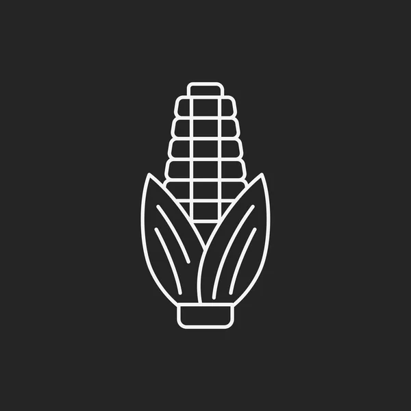 Légume ligne icône — Image vectorielle