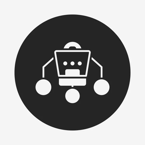 Robot-icoon — Stockvector